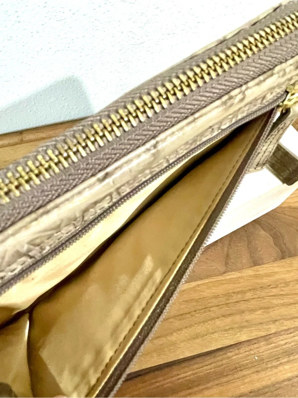 Brahmin taupe croc